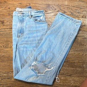 Abercrombie & Fitch Light Blue High Rise Jeans